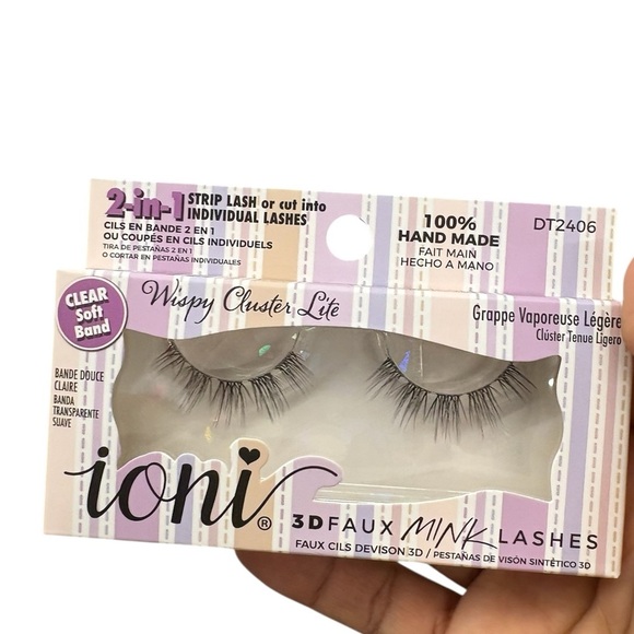 L.A. Colors Lash Adhesive and Ioni 3D Faux Mink Lashes Set - Picture 2 of 3